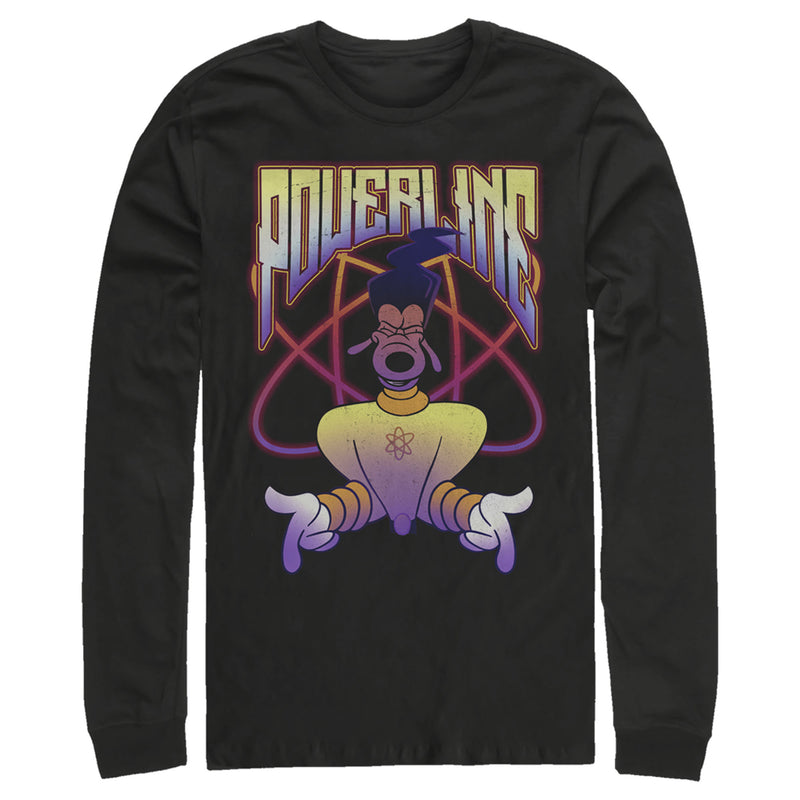 Men's A Goofy Movie Powerline Retro Long Sleeve Shirt