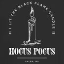 Junior's Hocus Pocus Lit Black Flame Candle T-Shirt