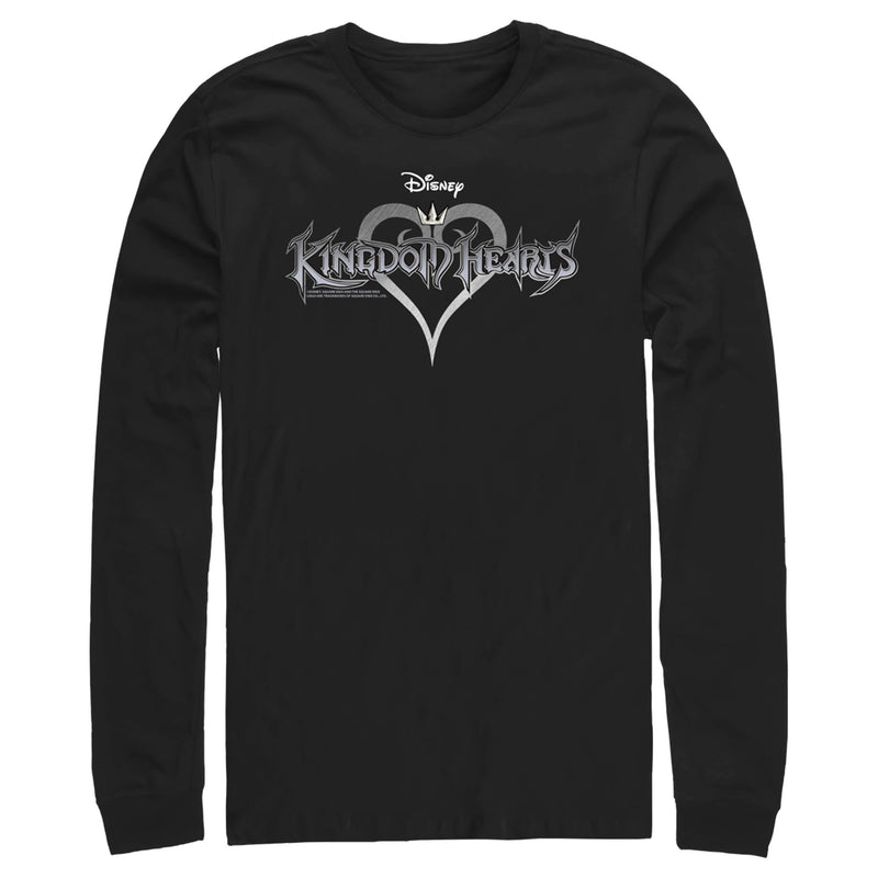 Men's Kingdom Hearts 1 Game Logo Long Sleeve Shirt