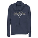 Junior's Kingdom Hearts 1 Game Logo Cowl Neck Sweatshirt