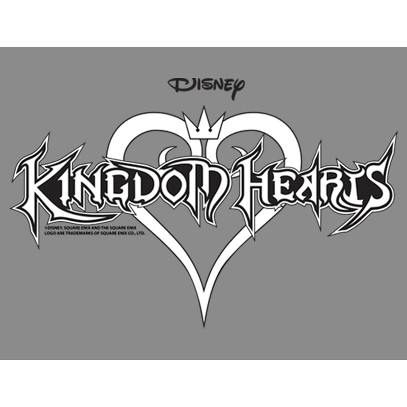 Junior's Kingdom Hearts 1 Sketch Logo Cowl Neck Sweatshirt