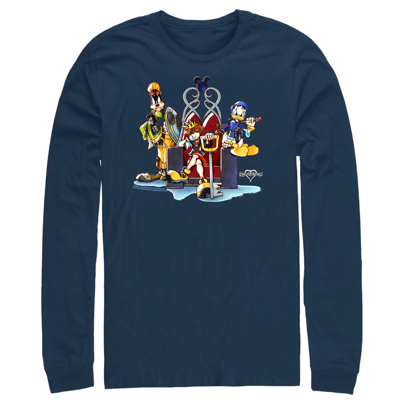 Men's Kingdom Hearts 1 King of Hearts Long Sleeve Shirt