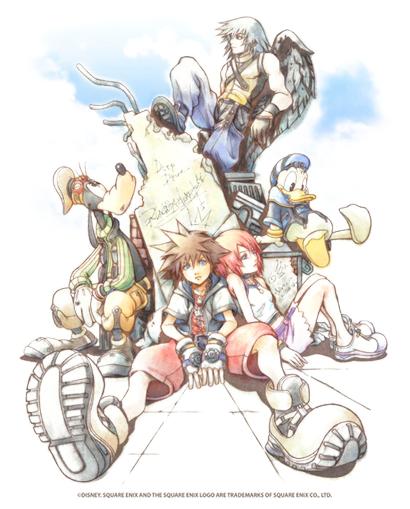 Men's Kingdom Hearts Final Mix Box Art T-Shirt