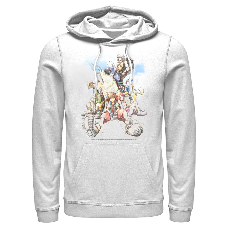 Men's Kingdom Hearts Final Mix Box Art Pull Over Hoodie