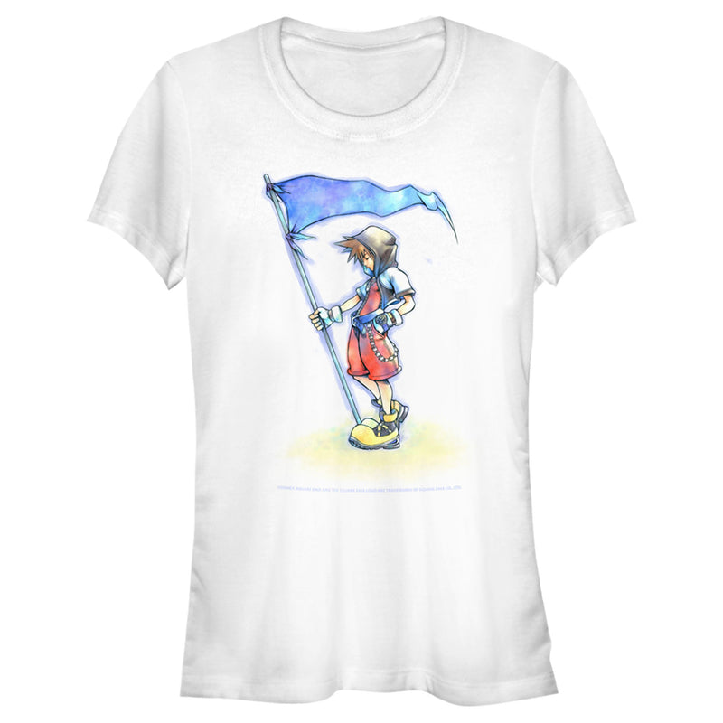 Junior's Kingdom Hearts 1 Flags of the Kingdom T-Shirt