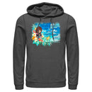 Men's Kingdom Hearts 3 Our Hearts Will Bring Us Together Again Pull Over Hoodie