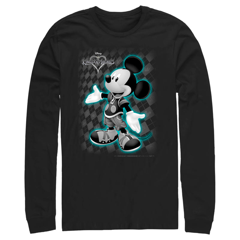 Men's Kingdom Hearts 1 King Mickey Long Sleeve Shirt