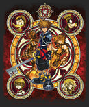 Women's Kingdom Hearts 2 Stained Glass Art T-Shirt