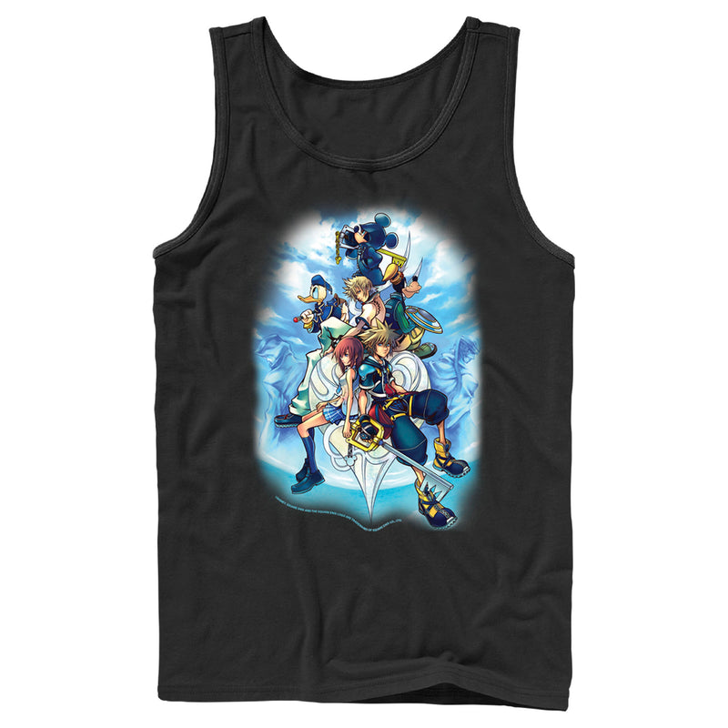 Men's Kingdom Hearts 2 Box Art Tank Top