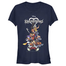 Junior's Kingdom Hearts Coded Box Art T-Shirt