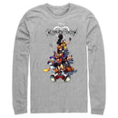 Men's Kingdom Hearts Coded Box Art Long Sleeve Shirt