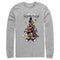 Men's Kingdom Hearts Coded Box Art Long Sleeve Shirt