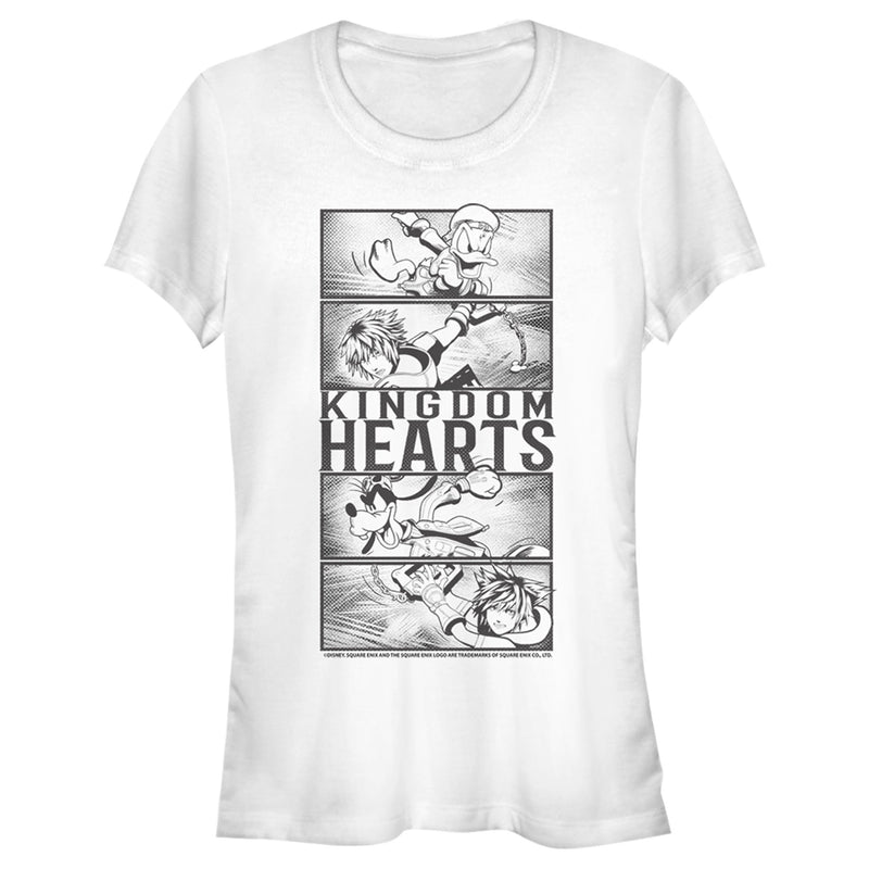 Junior's Kingdom Hearts 3 Action Panels T-Shirt