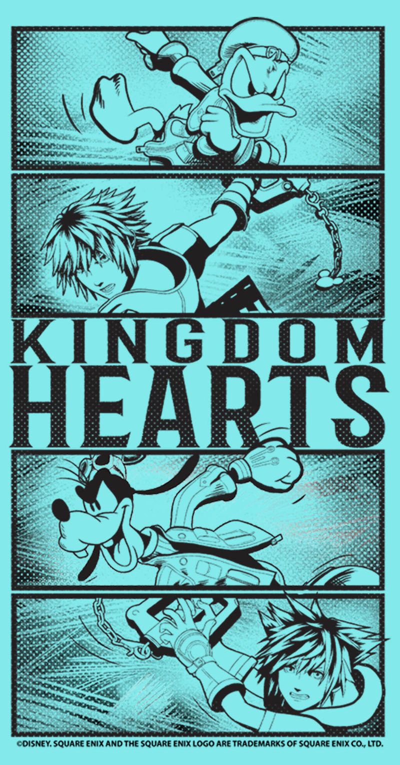 Junior's Kingdom Hearts 3 Action Panels Racerback Tank Top
