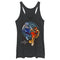 Women's Kingdom Hearts Chain of Memories Hero Duo Stained Glass Racerback Tank Top