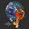 Women's Kingdom Hearts Chain of Memories Hero Duo Stained Glass Racerback Tank Top