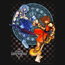 Men's Kingdom Hearts Chain of Memories Hero Duo Stained Glass Long Sleeve Shirt