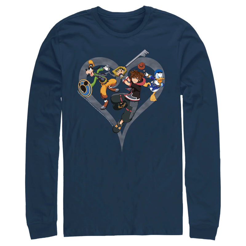 Men's Kingdom Hearts 3 Ready to Fight Long Sleeve Shirt