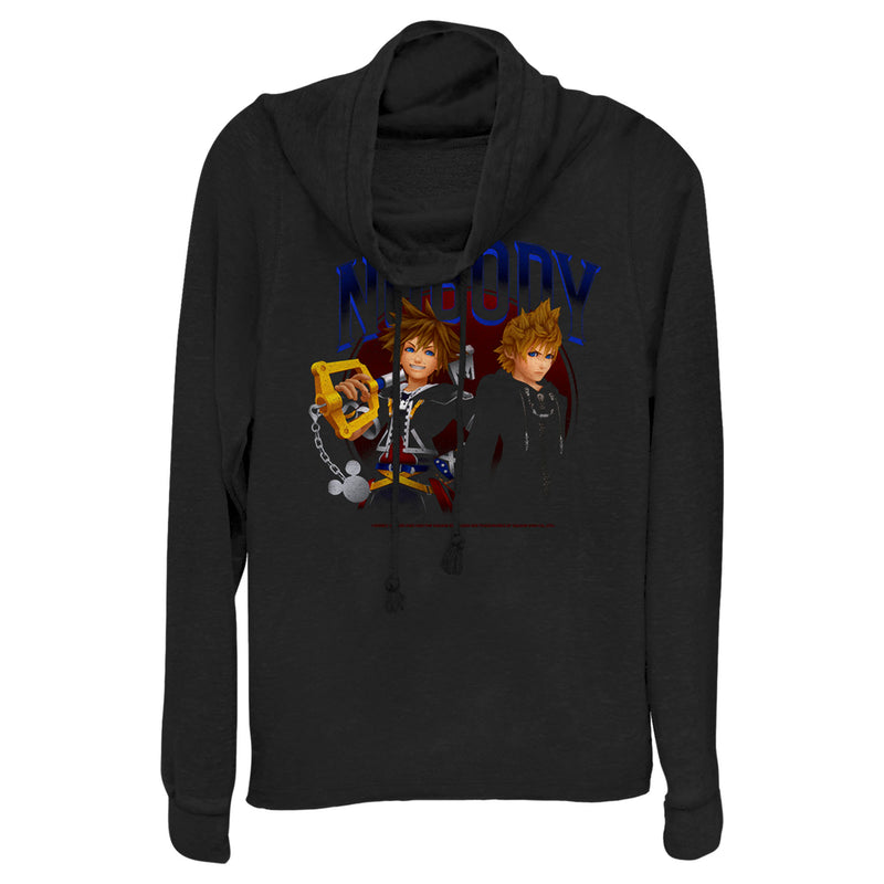 Junior's Kingdom Hearts 2 Keyblade Masters Cowl Neck Sweatshirt