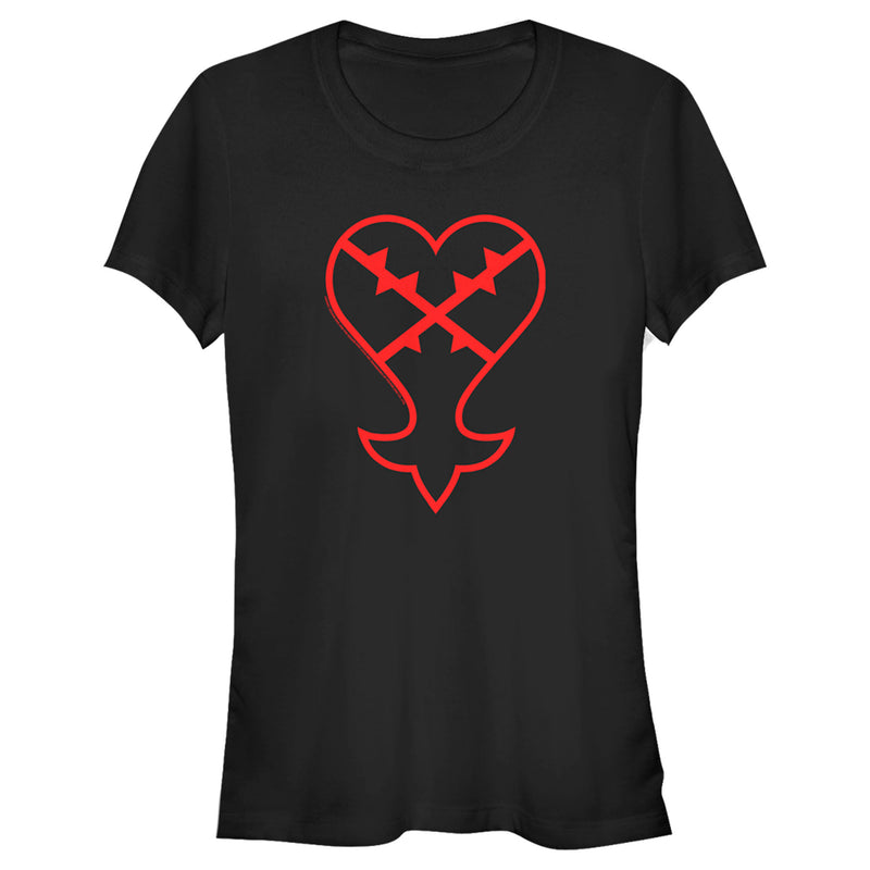 Junior's Kingdom Hearts 1 Inverted Evil Symbol T-Shirt