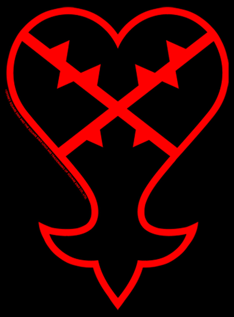 Junior's Kingdom Hearts 1 Inverted Evil Symbol T-Shirt
