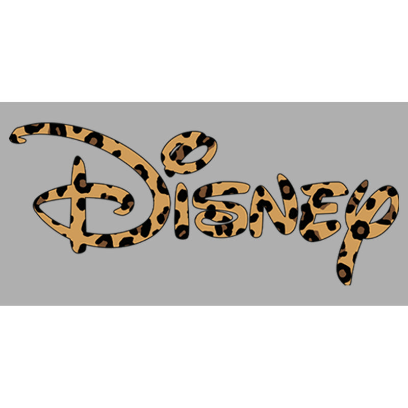 Boy's Disney Leopard Print Logo T-Shirt