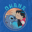 Men's Lilo & Stitch Ohana and a Kiss T-Shirt