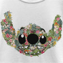 Girl's Lilo & Stitch Tropical Flower Big Face T-Shirt