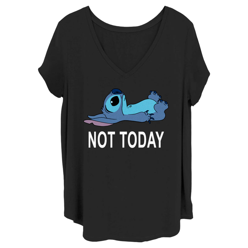 Junior's Lilo & Stitch Not Today T-Shirt