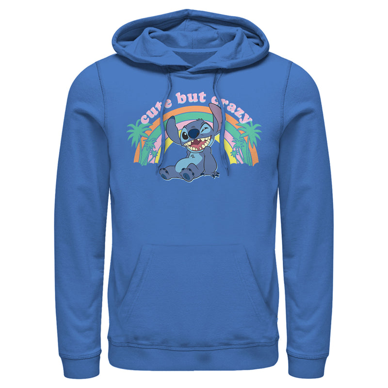 Men's Lilo & Stitch Cute But Crazy Pull Over Hoodie