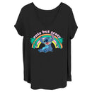 Junior's Lilo & Stitch Cute But Crazy T-Shirt