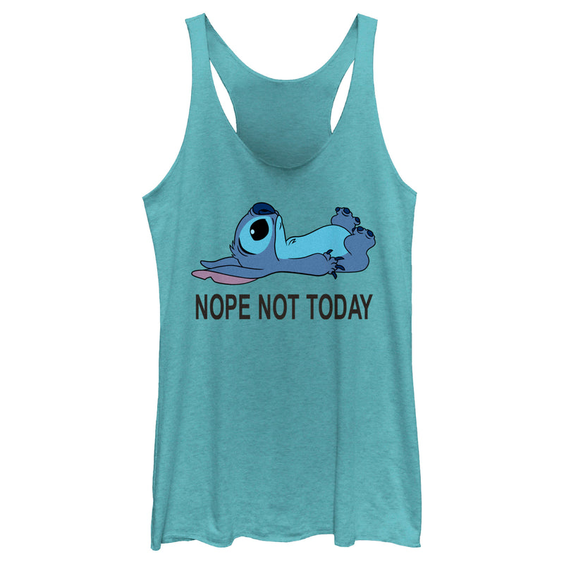 Women's Lilo & Stitch Nope Not Today Racerback Tank Top