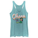 Women's Lilo & Stitch Rainbow Ohana Hula Dance Racerback Tank Top