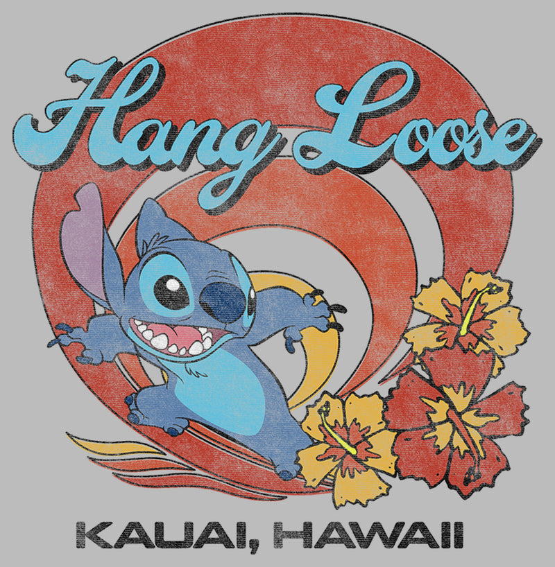 Boy's Lilo & Stitch Hang Loose Kauai Hawaii Pull Over Hoodie