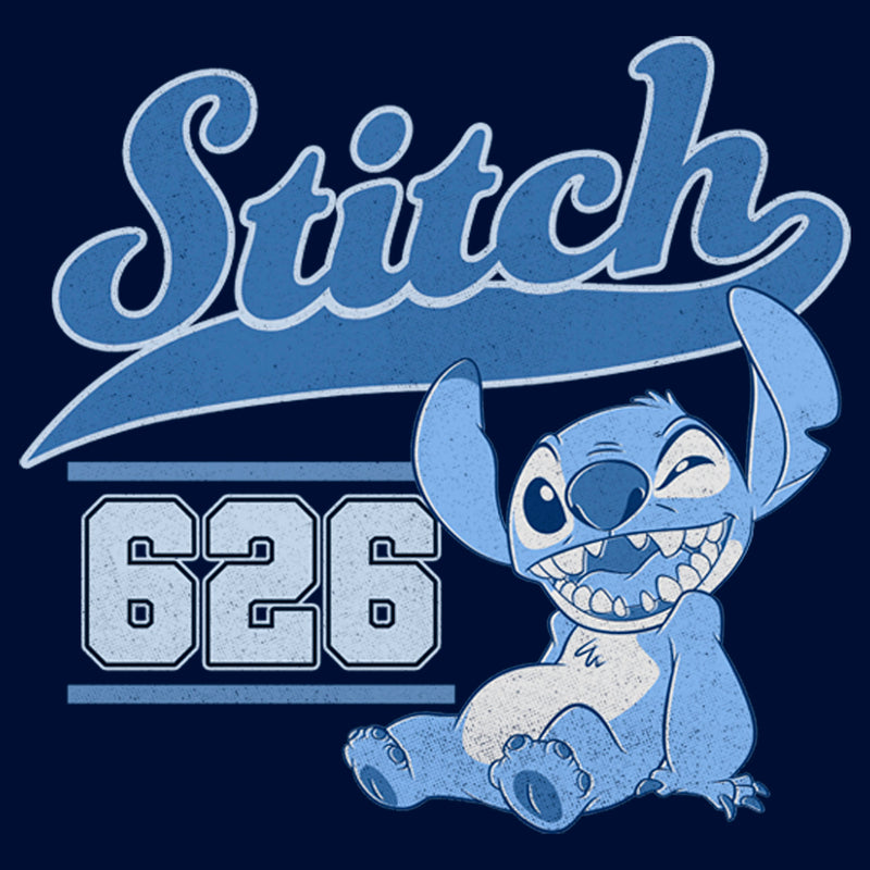 Boy's Lilo & Stitch Navy Collegiate 626 T-Shirt