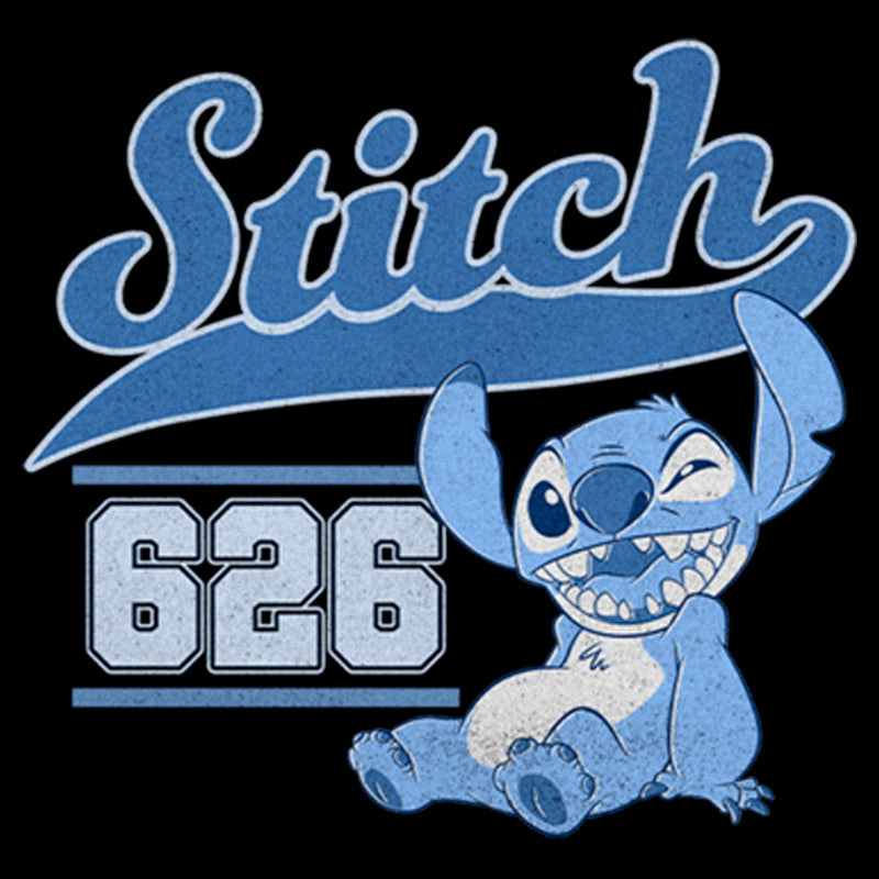 Girl's Lilo & Stitch White Collegiate 626 T-Shirt