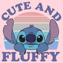 Junior's Lilo & Stitch Cute and Fluffy T-Shirt