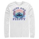 Men's Lilo & Stitch Cute and Fluffy Long Sleeve Shirt