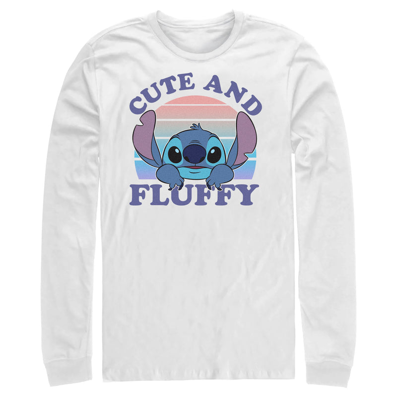 Men's Lilo & Stitch Cute and Fluffy Long Sleeve Shirt