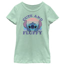 Girl's Lilo & Stitch Cute and Fluffy T-Shirt