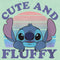Girl's Lilo & Stitch Cute and Fluffy T-Shirt