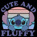 Girl's Lilo & Stitch Cute and Fluffy T-Shirt