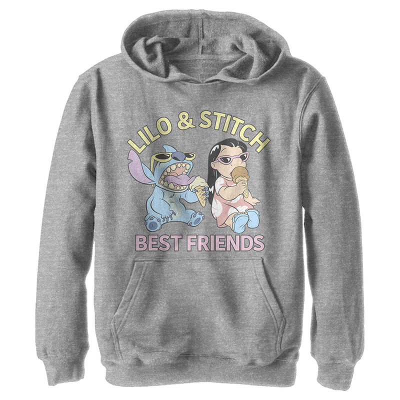 Boy's Lilo & Stitch Ice Cream & Best Friends Pull Over Hoodie