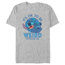 Men's Lilo & Stitch It's Ok to Be Weird Stitch Day 626 T-Shirt