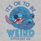 Men's Lilo & Stitch It's Ok to Be Weird Stitch Day 626 T-Shirt