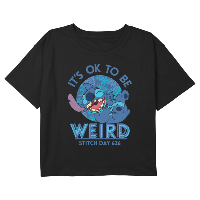 Girl's Lilo & Stitch It’s Ok to Be Weird T-Shirt