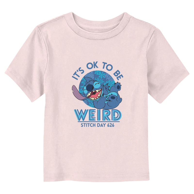 Toddler's Lilo & Stitch It’s Ok to Be Weird Motto T-Shirt