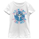 Girl's Lilo & Stitch Aloha! Happy 3rd Birthday T-Shirt