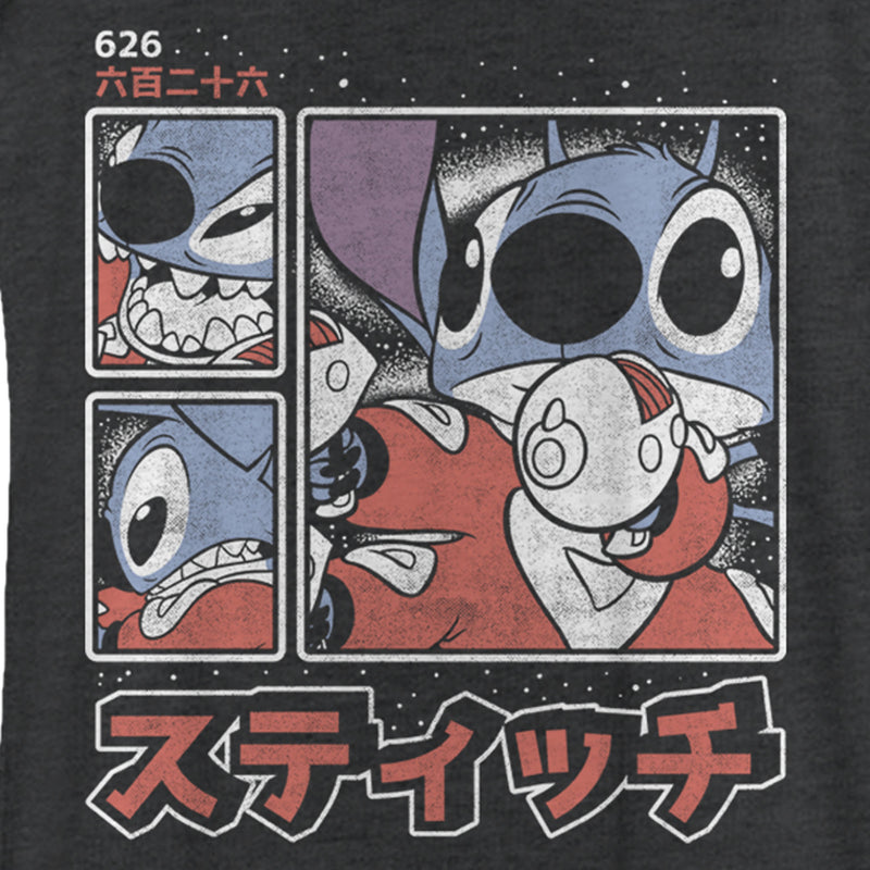 Women's Lilo & Stitch Comic Book Panels Racerback Tank Top