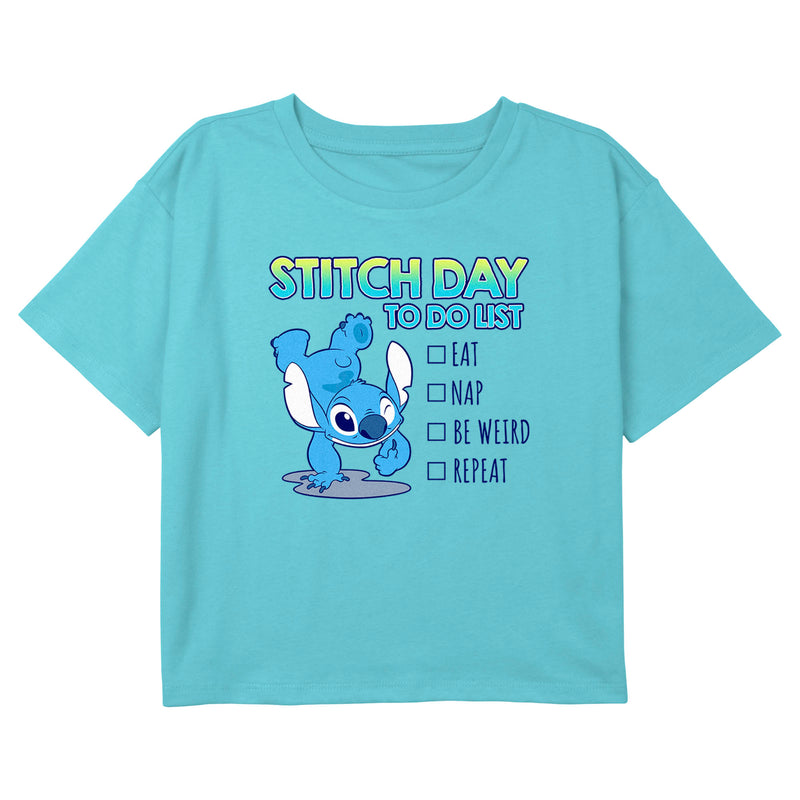 Girl's Lilo & Stitch To Do Check List T-Shirt